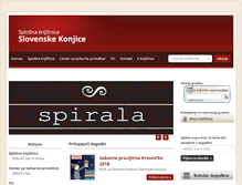 Tablet Screenshot of knjiznica-slovenskekonjice.si